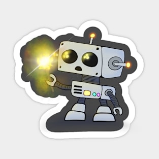 Magical robot Sticker